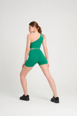 Esmaya Yeşil Biker Tayt - 1