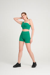 Esmaya Yeşil Biker Tayt - 2
